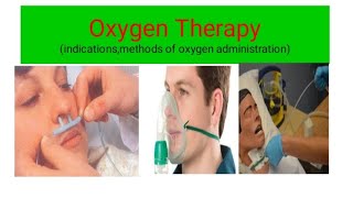 Oxygen TherapyIndications and Different Types of Oxygen AdminstrationsFON Oxygenation PartII [upl. by Lenroc]