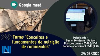 Palestra Conceitos e fundamentos da nutrição de ruminantes [upl. by Yedarb]