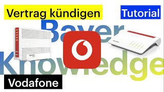 Vodafone Kabelanschluss DSL Vertrag kündigen Tutorial [upl. by Analaj]