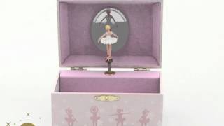 Coffret à bijoux musical Ballerine pointes rose  Trousselier  Berceaumagiquecom [upl. by Doll]