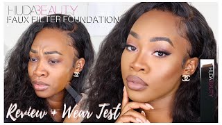 Huda Beauty FAUX FILTER Stick Foundation REVIEW  WEAR TEST  Maya Galore [upl. by Utham]