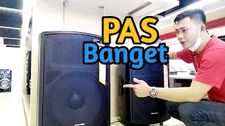 Review Test Sound Speaker Polytron PASPRO 12F3 Dan PASPRO 15F3 [upl. by Lazor411]