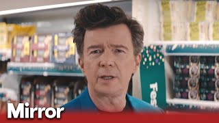 Sainsburys 2023 Christmas advert with Rick Astley [upl. by Oloap]