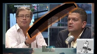 quotYo no soy ningún Camaleónquot Peinada de Gustavo Petro a periodista de Cosmovisión [upl. by Kim]