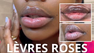 SECRET BEAUTÉ COMMENT AVOIR DES LÈVRES ROSES ET BIEN HYDRATÉES EN 2 MINUTES [upl. by Anilas119]