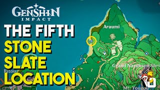 Find the fifth Stone Slate Genshin Impact [upl. by Neibaf]