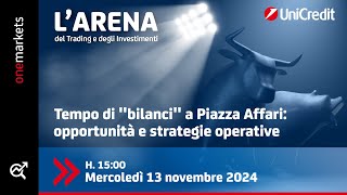 Tempo di quotbilanciquot a Piazza Affari opportunità e strategie operative [upl. by Klecka]