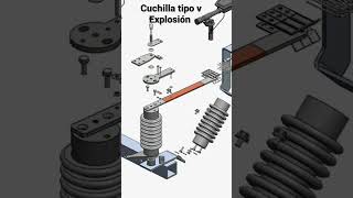 Cuchilla desconectadora tipo V EXPLOSIÓN [upl. by Morna]