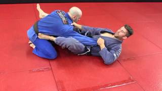 Scissor Sweep White Belt Triangle Choke Setup [upl. by Burns689]