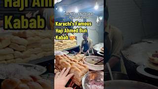 Iconic Band Kabab at Burns Road Karachi 🇵🇰🌯 foodshorts streetfood bunkabab karachistreetfood [upl. by Eidua]