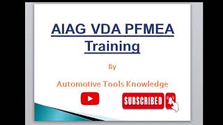 AIAG VDA PFMEA Training in Hindi [upl. by Auehsoj]