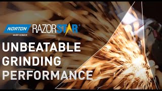 Get unbeatable grinding performance from Norton RazorStar® 36 fibre discs [upl. by Clay]