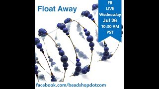 FB Live beadshopcom Float Away Silk Necklace [upl. by Ernaldus]