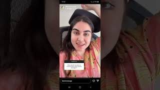 shomaila niazi Instagram story [upl. by Nedle]