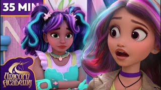 The MOST DRAMATIC Moments from Unicorn Academy 🦄  Cartoons for Kids [upl. by Sisenej596]