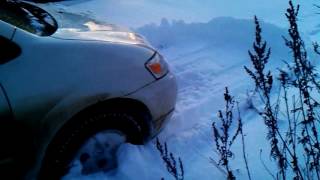 Mazda MPV 4WDпротив сугробов Mazda MPV vs 4WD drifts [upl. by Dercy]