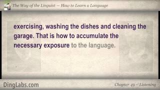 49 The Linguist by Steve Kaufmann  How to Learn a Language  Listening [upl. by Obnukotalo184]