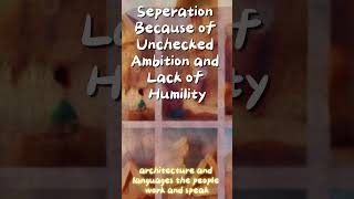 GENESIS 11  Seperation of Humanity because of Unchecked Ambition and Lack of Humility  BIBLE STORY [upl. by Samuela]