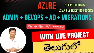 Azure DevOps  Azure Administration  Azure Migration  Azure Active Directory  April 1st 9PM IST [upl. by Adabel]