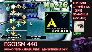 DDR A3 EGOISM 440ESP足18足元付き【No26】 [upl. by Annabal]