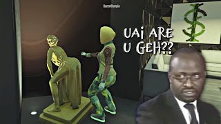 Polish girl gets FREAKY with SUS apartment statue RockstarGames pls remove this 💀 [upl. by Petes]