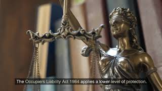 Occupiers Liability Act 1984 wwwelawresourcescouk [upl. by Indira818]