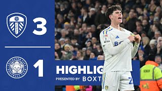 Highlights Leeds United 31 Leicester City  STUNNING COMEBACK AT ELLAND ROAD [upl. by Aztilay]