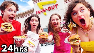 EATING EVERY USA FAST FOOD for 24hrs wNorris Nuts [upl. by Ross429]