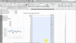 How to Simulate Stock Price Changes with Excel Monte Carlo [upl. by Setsero]