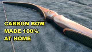 HOW TO MAKE A CARBON LAMINATED BOW  IN SILENCE [upl. by Mulderig776]