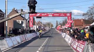 Jarno Widar wins Kuurne Brussel Kuurne u19 2023 [upl. by Windzer]