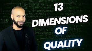 Dimensions of Quality  13 Reviewed With Examples [upl. by Aerona368]