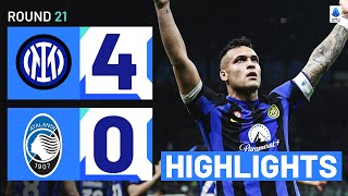 INTERATALANTA 40  HIGHLIGHTS  Nerazzurri Move 12 Points Clear  Serie A 202324 [upl. by Vish]