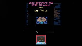 Snow Brothers NES 1990 Arcade LEVEL 10 Part 2 [upl. by Judah]