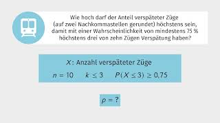 Binomialverteilung – Parameter p bestimmen einfach erklärt  sofatutor [upl. by Monson769]