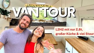 Bester Wohnmobil Selbstausbau Roomtour Fiat Ducato Van [upl. by Cyrie]