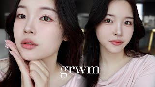 GRWM💞お気に入り＆新作韓国コスメをたっぷり使ったマットピンクメイク🩷 [upl. by Akinar245]