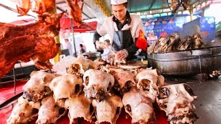 RARE Street Food Tour of Rural China  Cheap SLOPPY Dumplings and Meat NIRVANA [upl. by Mollee]