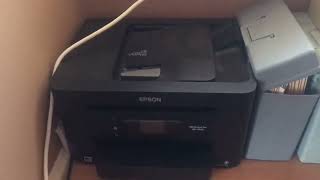 Epson WorkForce Pro WF3720 Wireless AllinOne Color Inkjet Printer Copier Scanner [upl. by Haropizt]