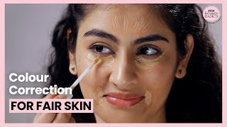 Tips To Cover Dark Spots On Light Skin Tone  How To Color Correct Fair Skin  Beauty Basics  Nykaa [upl. by Gui]