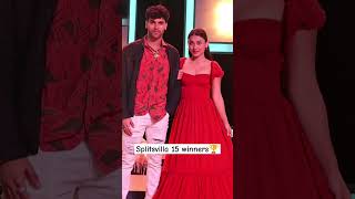 Splitsvilla 15 winners🏆 Jashwanth Bopana and Akriti Negi🩷 splitsvillax5 akritinegi jashwanth [upl. by Noinatrad955]