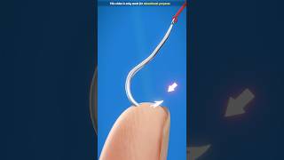 How to remove a fish hook 🙂 shorts ytshorts [upl. by Adamik]