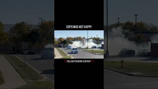 BURNOUT IN FRONT OF THE COPS fyp repost reelsinstagram build explore truck [upl. by Allard]