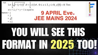 A Question Involving Lebnitz amp Differential Eqn  Integration  JEE MAINS 2024  April 9th Eve [upl. by Notsyrb]