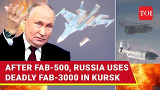 Russia Rains 3000 KG Bombs In Kursk Using Su34 Entire Ukrainian Battalion Wiped Out [upl. by Oicnoel]