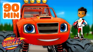 90 MINUTES of Blaze and AJs Interactive Missions 🚗  Blaze and the Monster Machines [upl. by Renita]