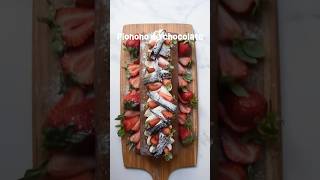 Pionono de chocolate relleno de crema y frutillas🍓🍫 [upl. by Kulda]