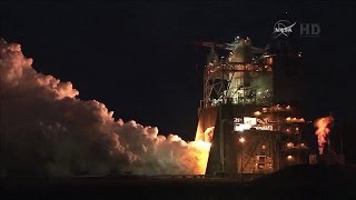 RS25 engine test [upl. by Hubing]