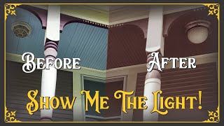 Show Me The Light Stripping Paint from a Beadboard Porch Ceiling S1 Ep10 [upl. by Ledah125]