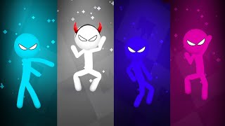 STICKMAN PARTY minigames funny gameplay 2024 ios android [upl. by Ahsenet]